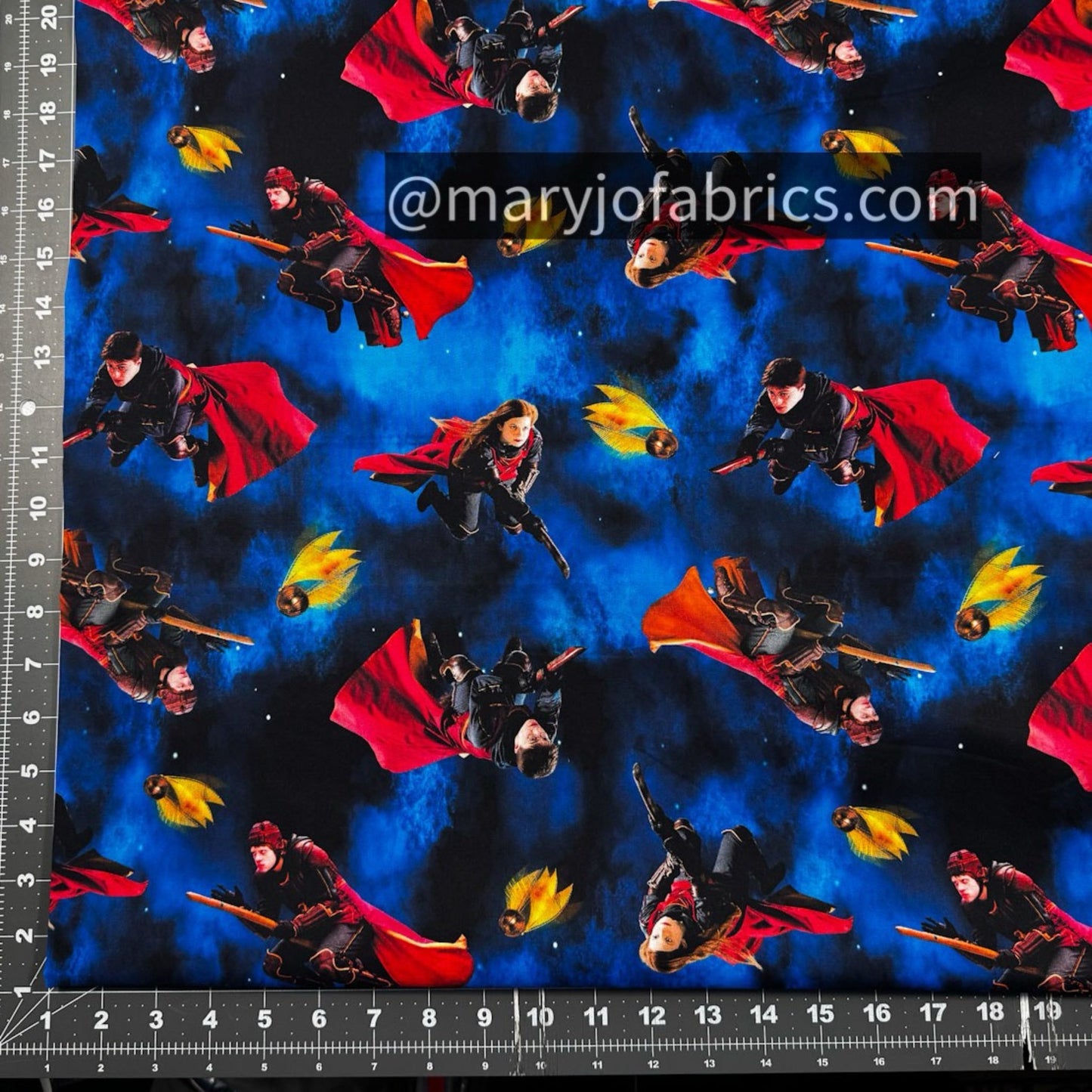Playing Quidditch Harry Potter Fabric 15218 - 55 - Mary Jo Fabrics