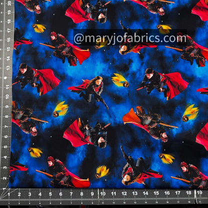 Playing Quidditch Harry Potter Fabric 15218 - 55 - Mary Jo Fabrics