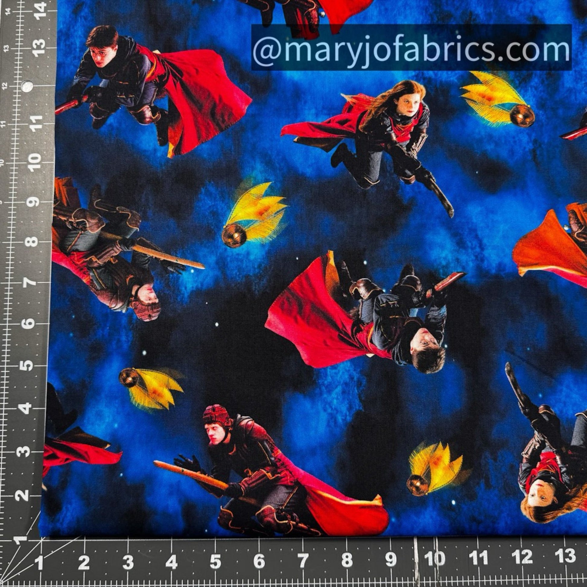 Playing Quidditch Harry Potter Fabric 15218 - 55 - Mary Jo Fabrics