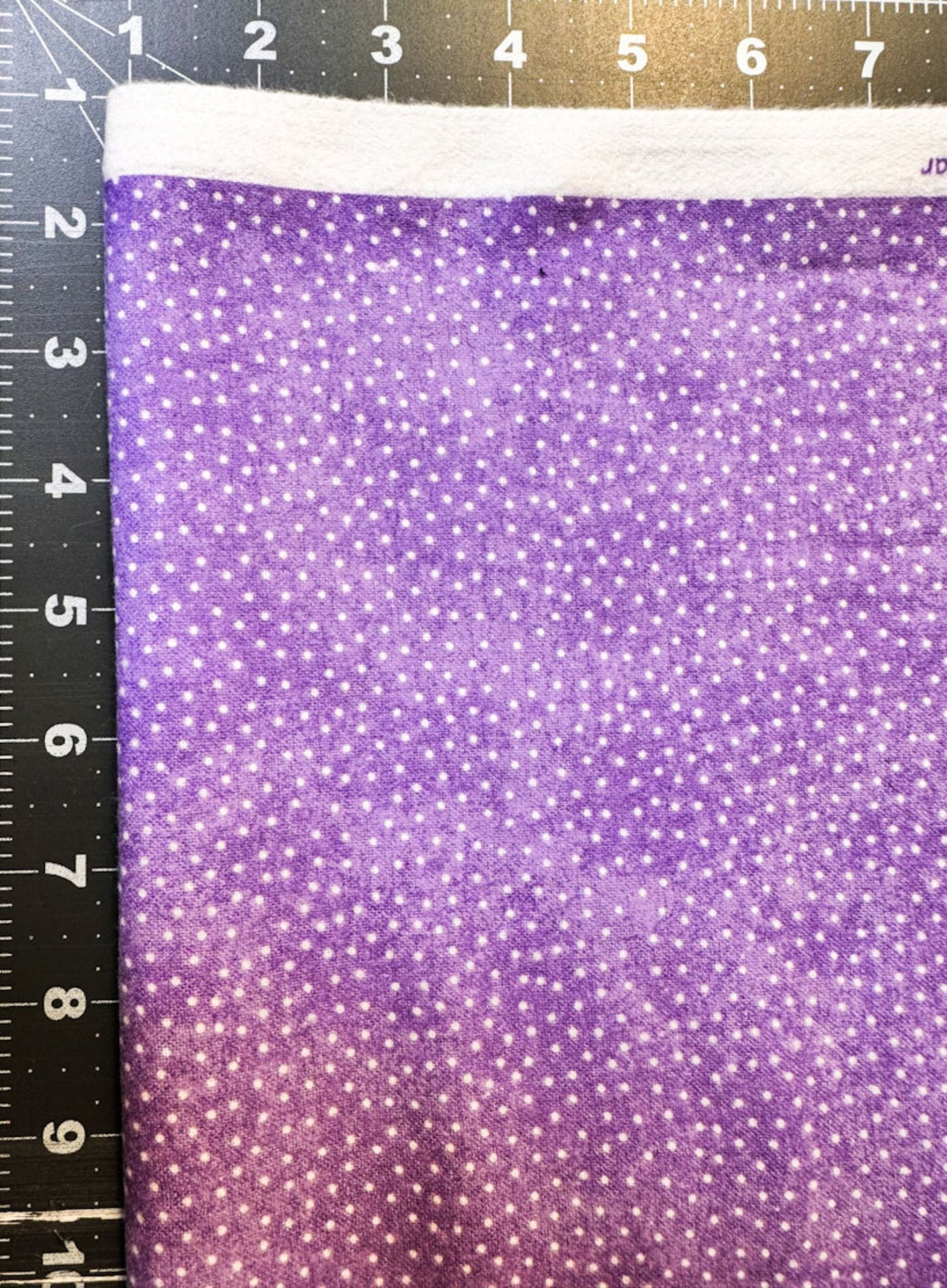 Purple Mini White Polka Dot FLANNEL 9527-55 Baby Flannel - Mary Jo Fabrics