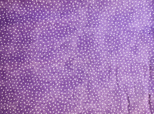 Purple Mini White Polka Dot FLANNEL 9527-55 Baby Flannel - Mary Jo Fabrics