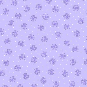 Purple Swirl Polka Dot FLANNEL 0019-55 Baby Flannel - Mary Jo Fabrics