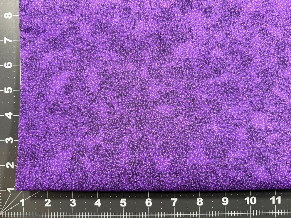 Purple tone on tone vine blender cotton fabric - Mary Jo Fabrics