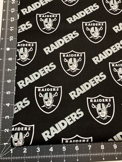 Raider fabric 3513 D NFL fabric Raiders cotton fabric - Mary Jo Fabrics