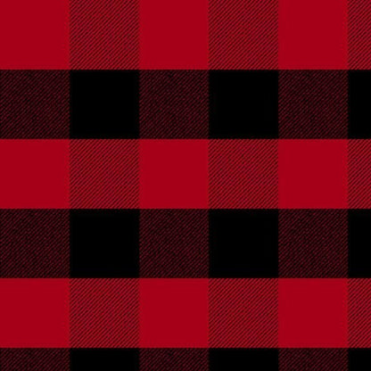 Red Black Primo Buffalo Plaid FLANNEL Fabric RO9U112 Red Flannel - Mary Jo Fabrics