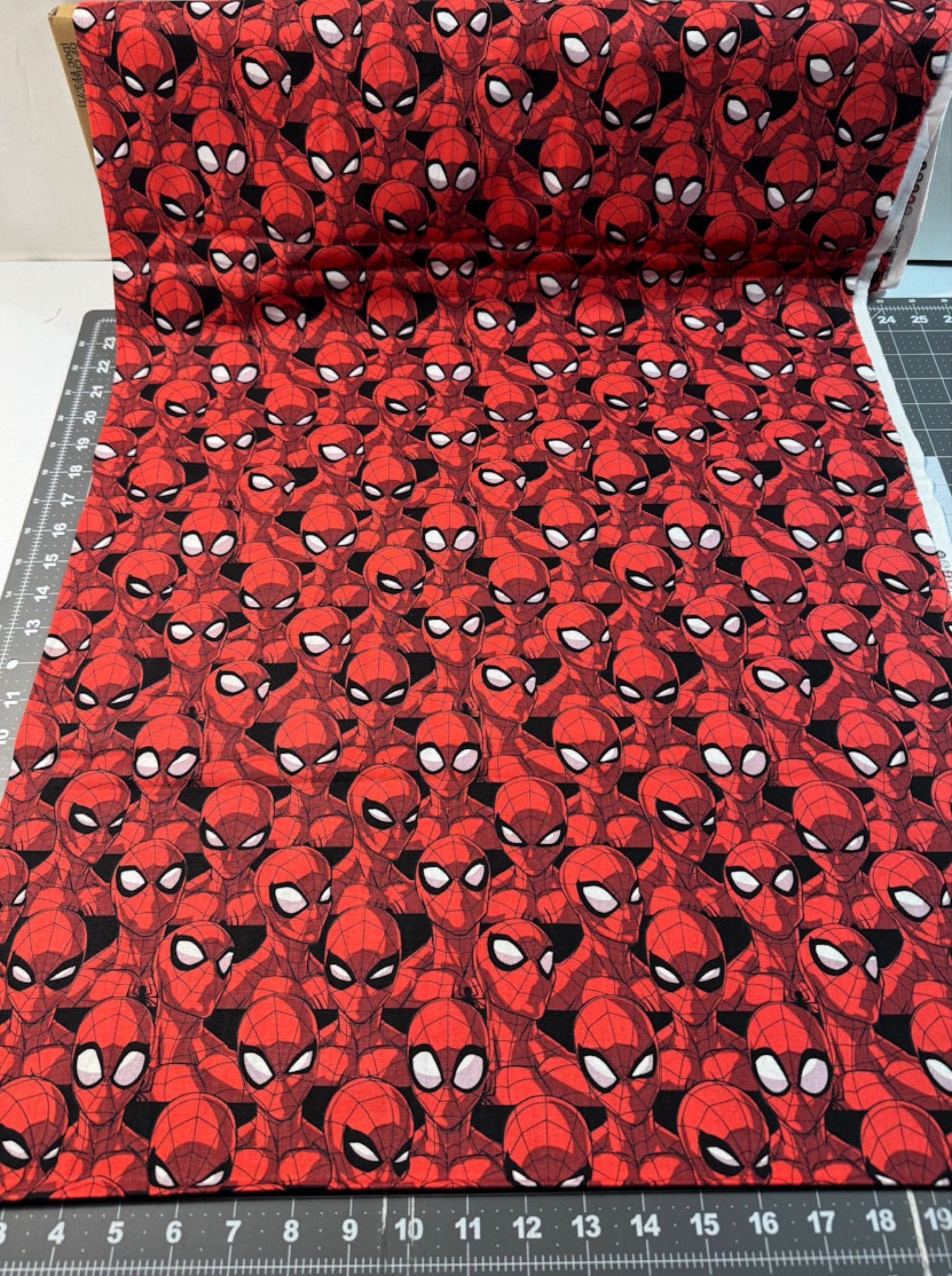 Red Spiderman Fabric CP73982 Spider Sense - Mary Jo Fabrics
