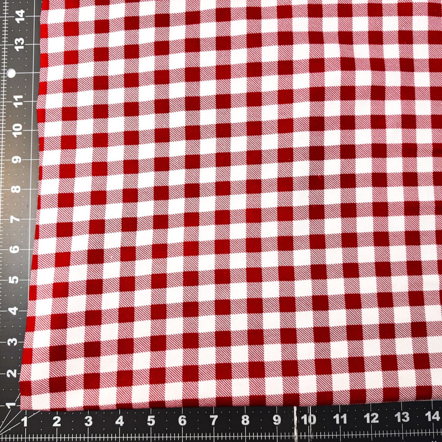 Red White Buffalo Plaid FLANNEL 44-7492 - Mary Jo Fabrics