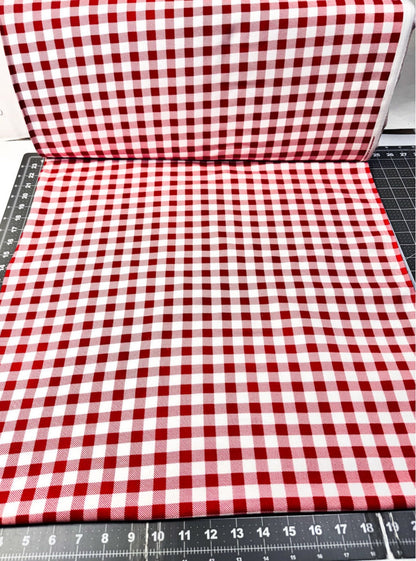 Red White Buffalo Plaid FLANNEL 44-7492 - Mary Jo Fabrics