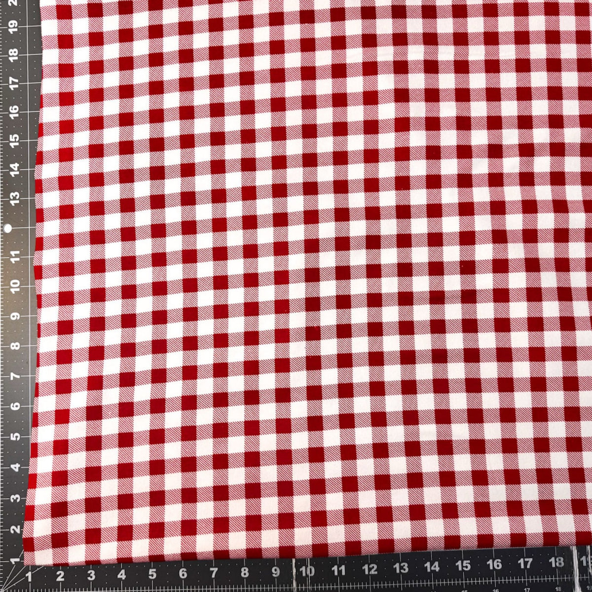Red White Buffalo Plaid FLANNEL 44-7492 - Mary Jo Fabrics