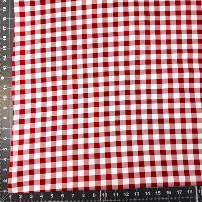 Red White Buffalo Plaid FLANNEL 44-7492 - Mary Jo Fabrics