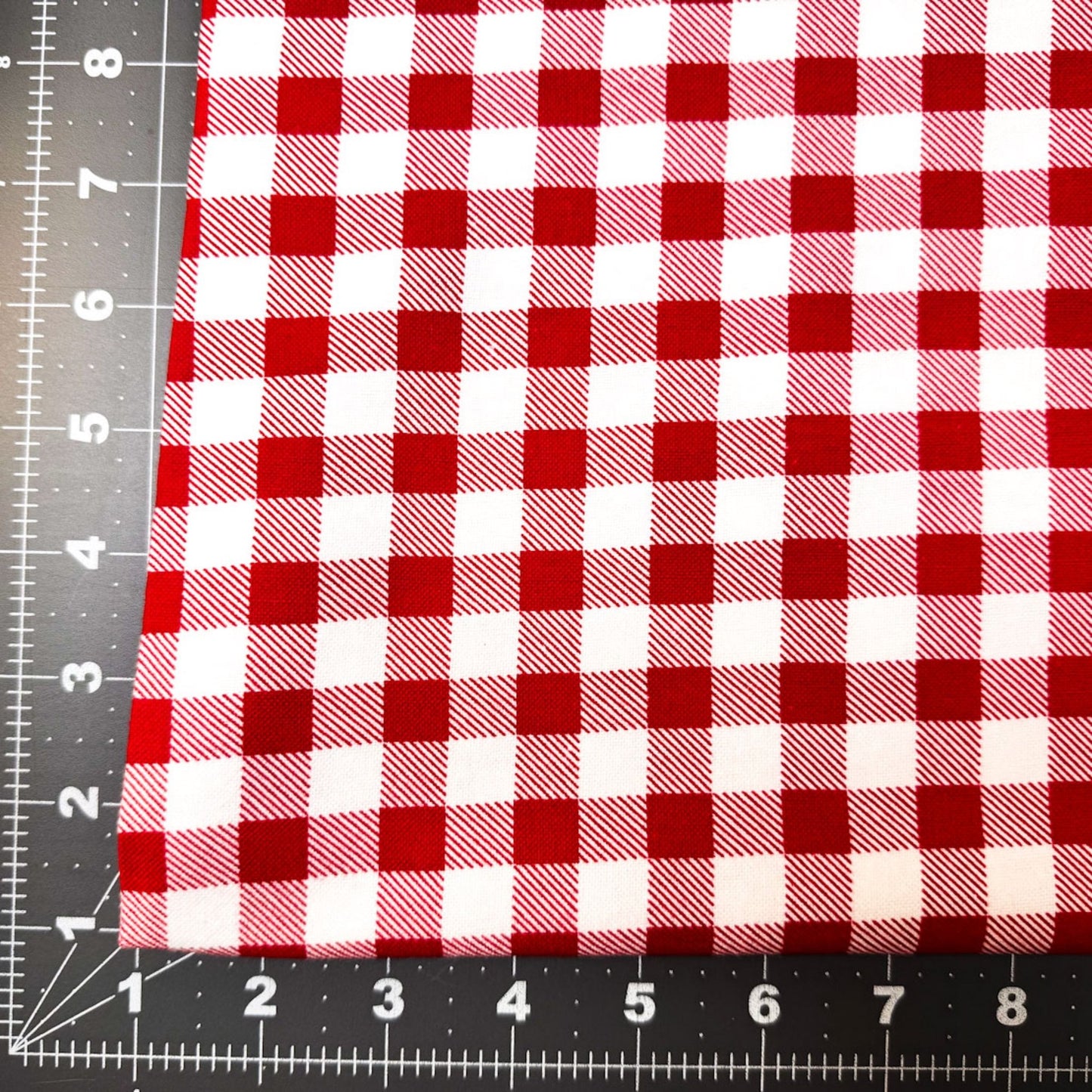 Red White Buffalo Plaid FLANNEL 44-7492 - Mary Jo Fabrics