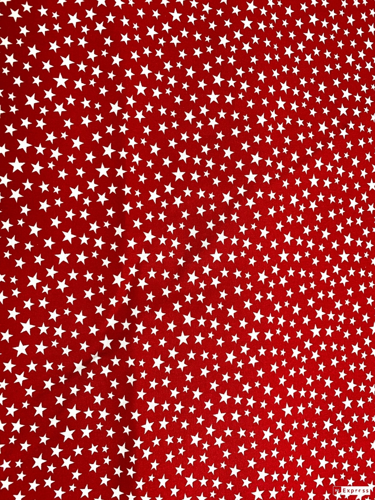 Red White Star USA fabric 48488 Made in the USA patriotic fabric - Mary Jo Fabrics