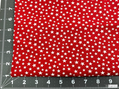 Red White Star USA fabric 48488 Made in the USA patriotic fabric