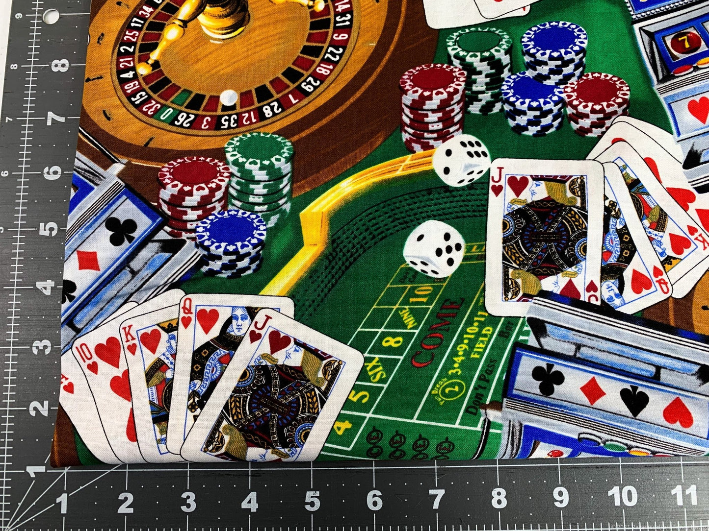 Roulette Casino fabric C1450 Gambling cotton fabric - Mary Jo Fabrics