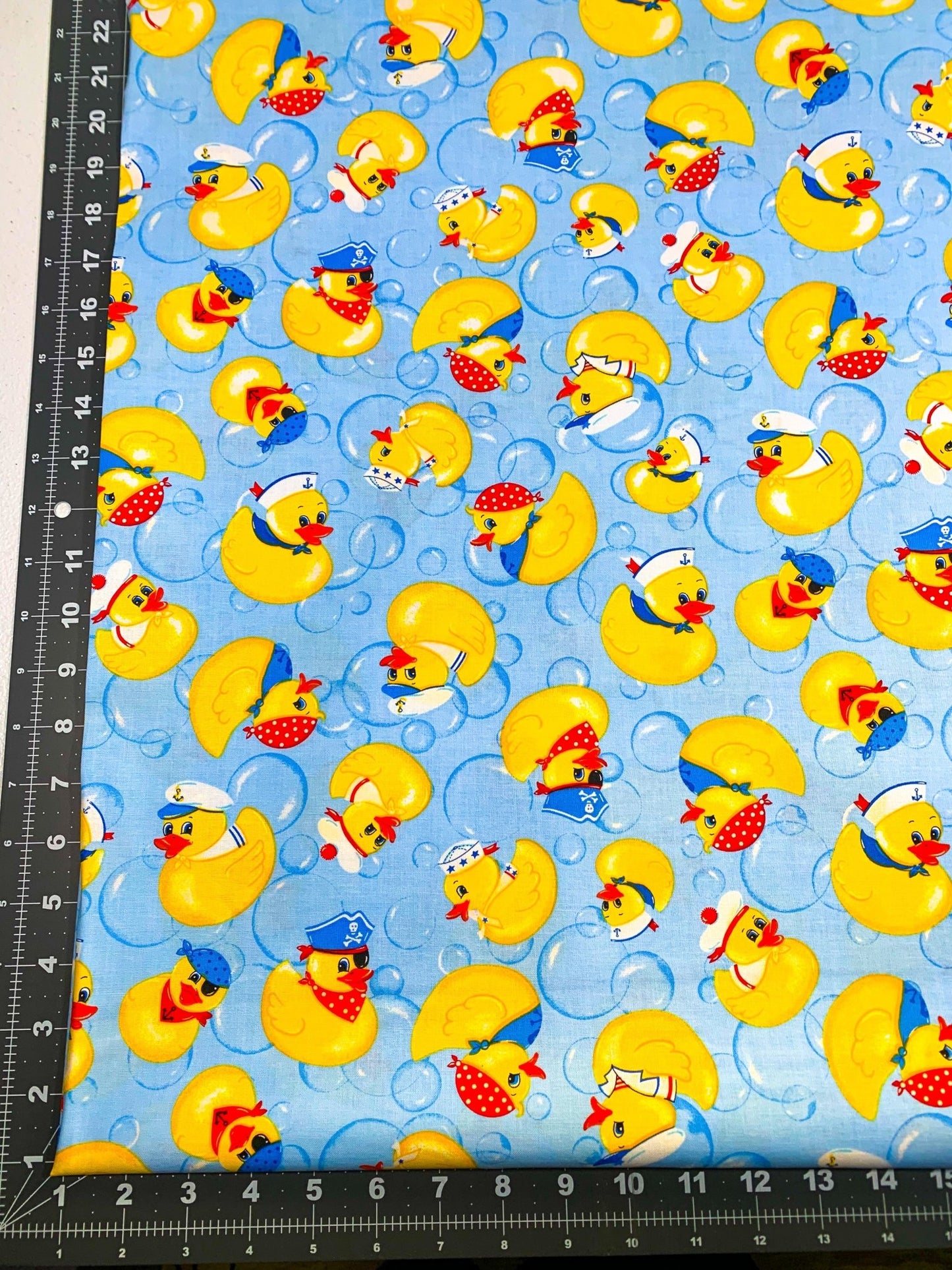 Sailor and Pirate Rubber Duck fabric - Mary Jo Fabrics