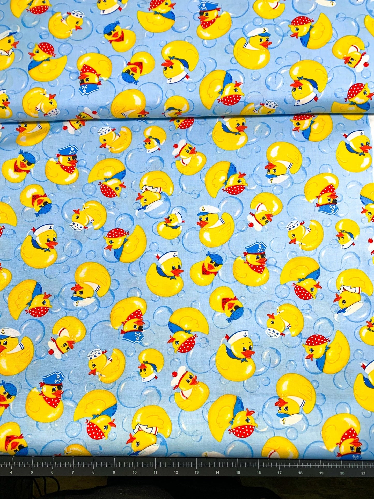 Sailor and Pirate Rubber Duck fabric - Mary Jo Fabrics