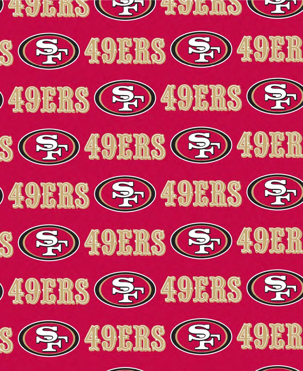 San Francisco 49ers fabric 70404D SF 49er NFL Cotton fabric - Mary Jo Fabrics