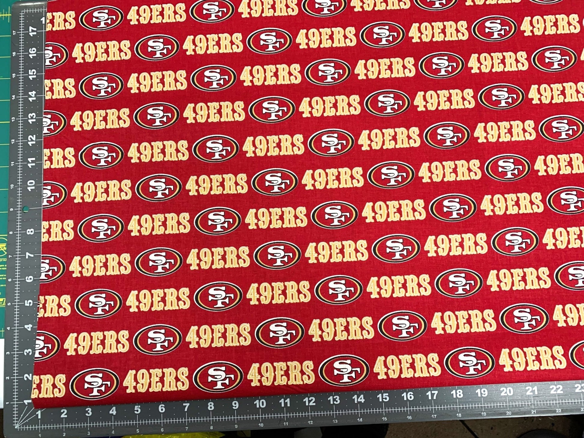 San Francisco 49ers fabric 70404D SF 49er NFL Cotton fabric - Mary Jo Fabrics