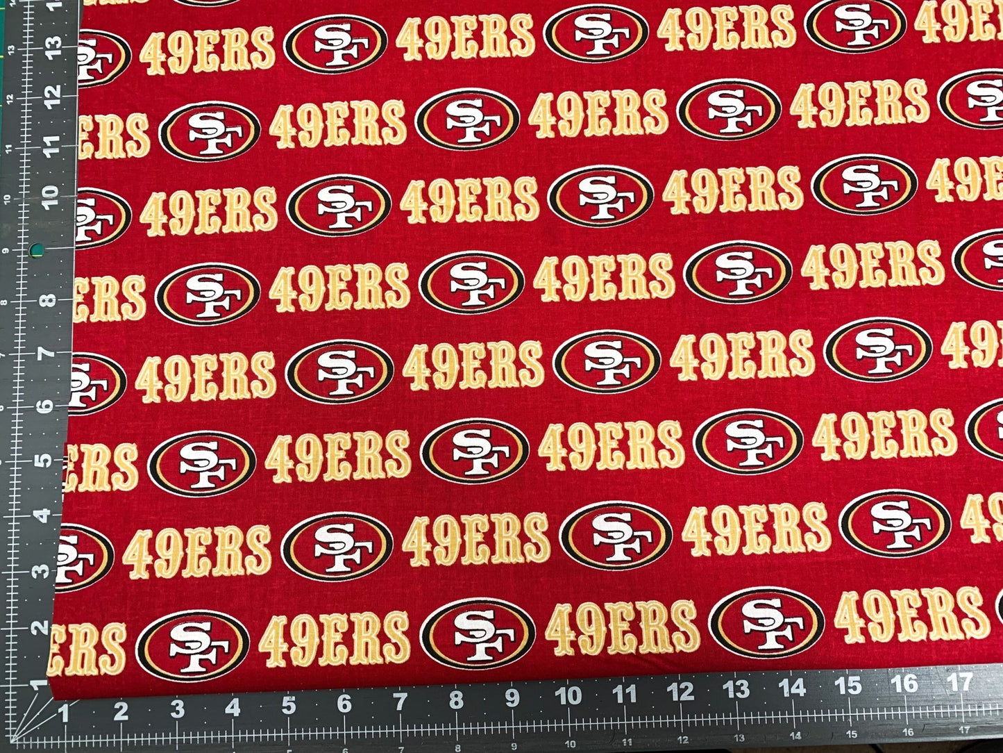 San Francisco 49ers fabric 70404D SF 49er NFL Cotton fabric - Mary Jo Fabrics