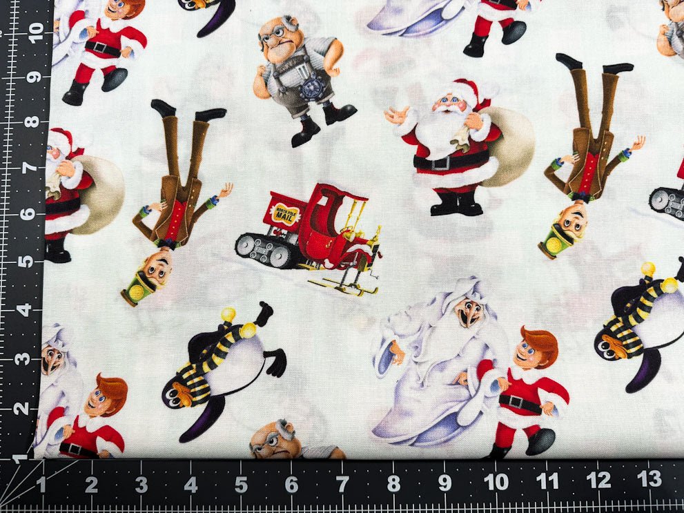 Santa Claus is Coming to Town Christmas Fabric - Mary Jo Fabrics