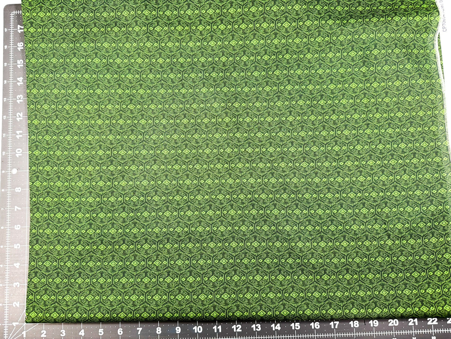 Santa Fe Aztec green blender fabric - Mary Jo Fabrics