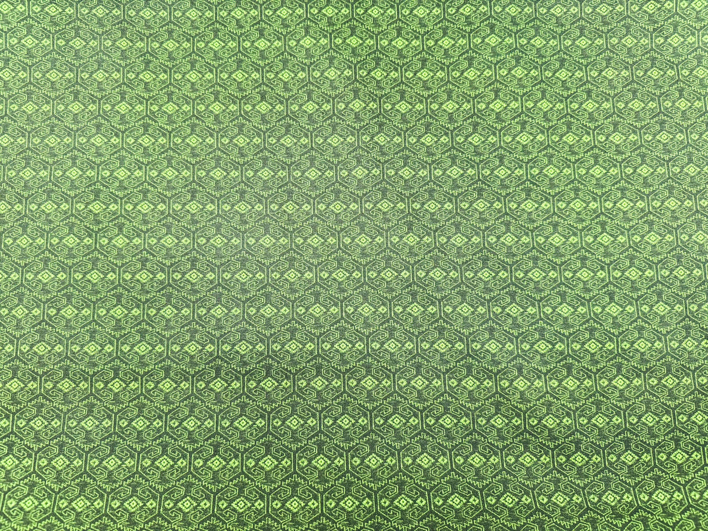 Santa Fe Aztec green blender fabric - Mary Jo Fabrics