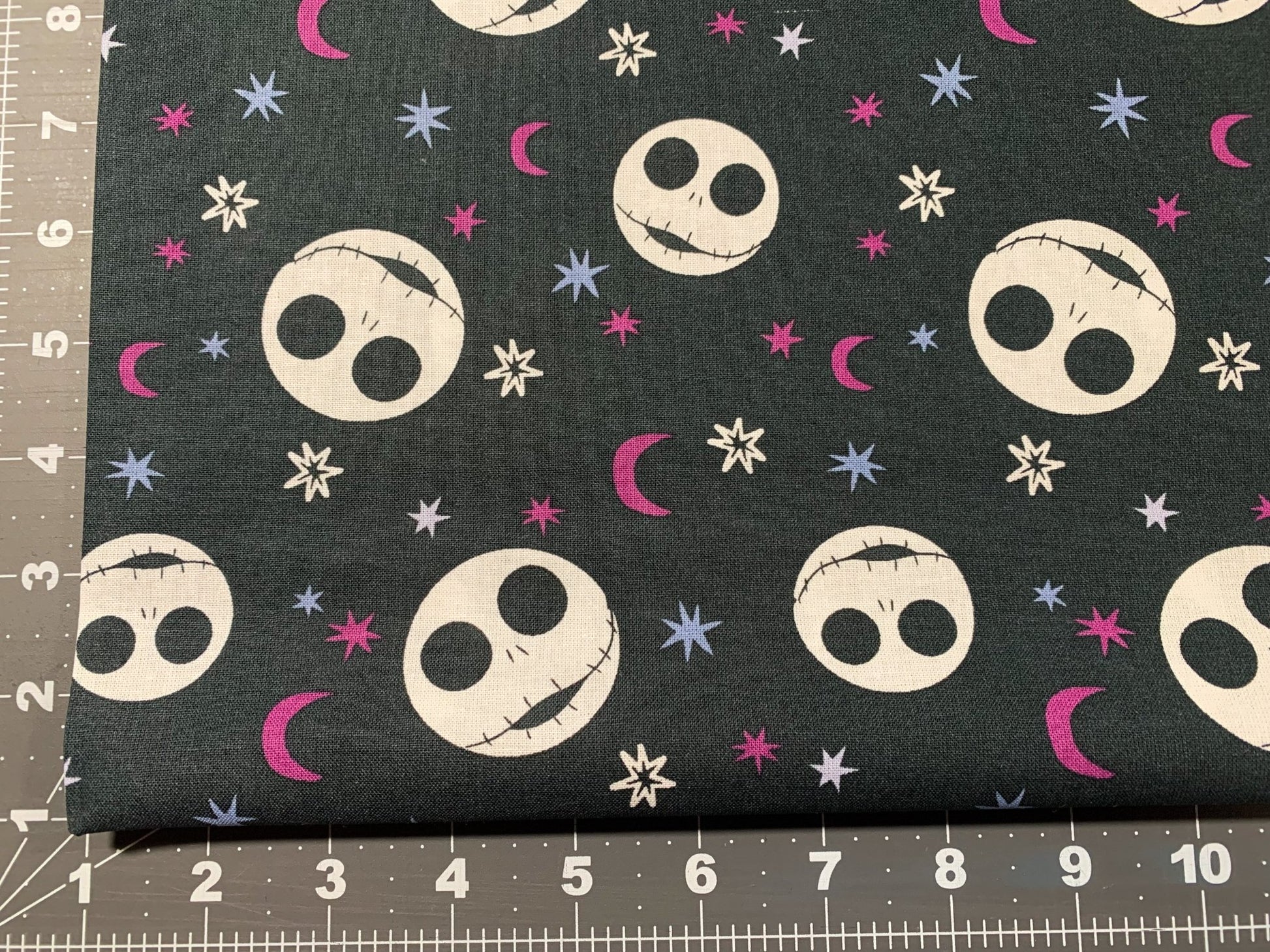 Scary NBC Jack Starlight Heads Halloween fabric - Mary Jo Fabrics