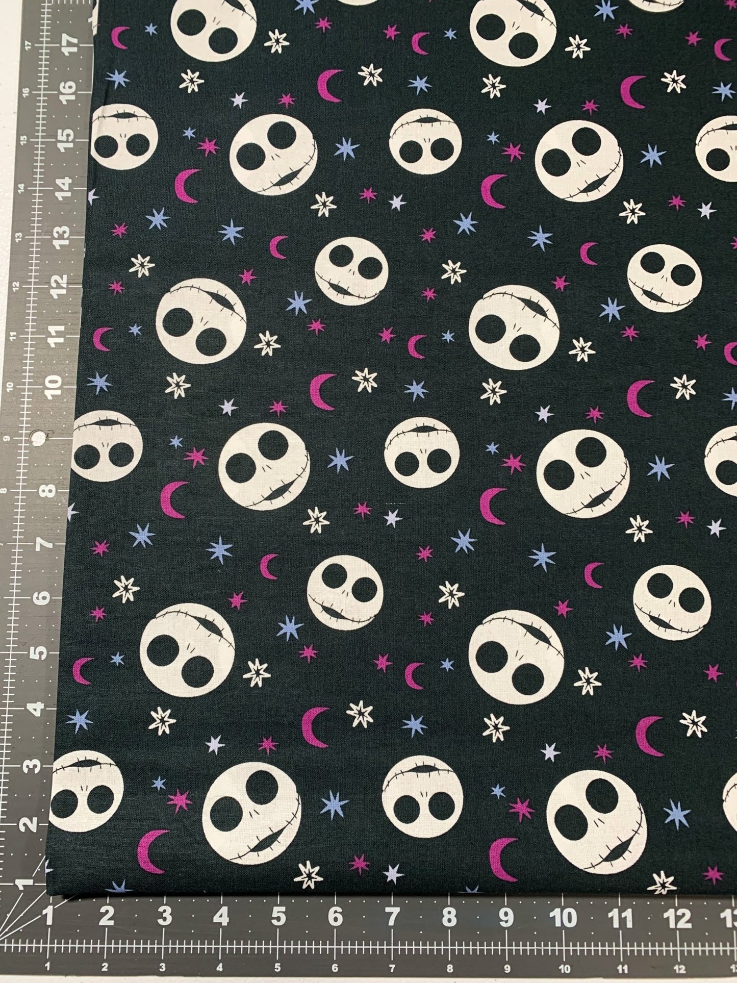 Scary NBC Jack Starlight Heads Halloween fabric - Mary Jo Fabrics