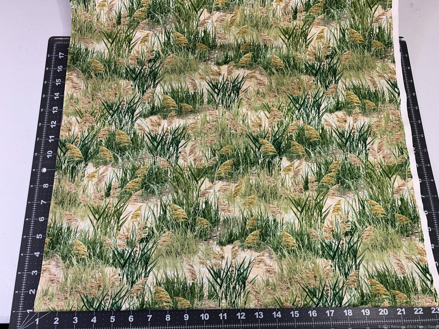 Sea grass fabric C1084 Beach cotton fabric - Mary Jo Fabrics