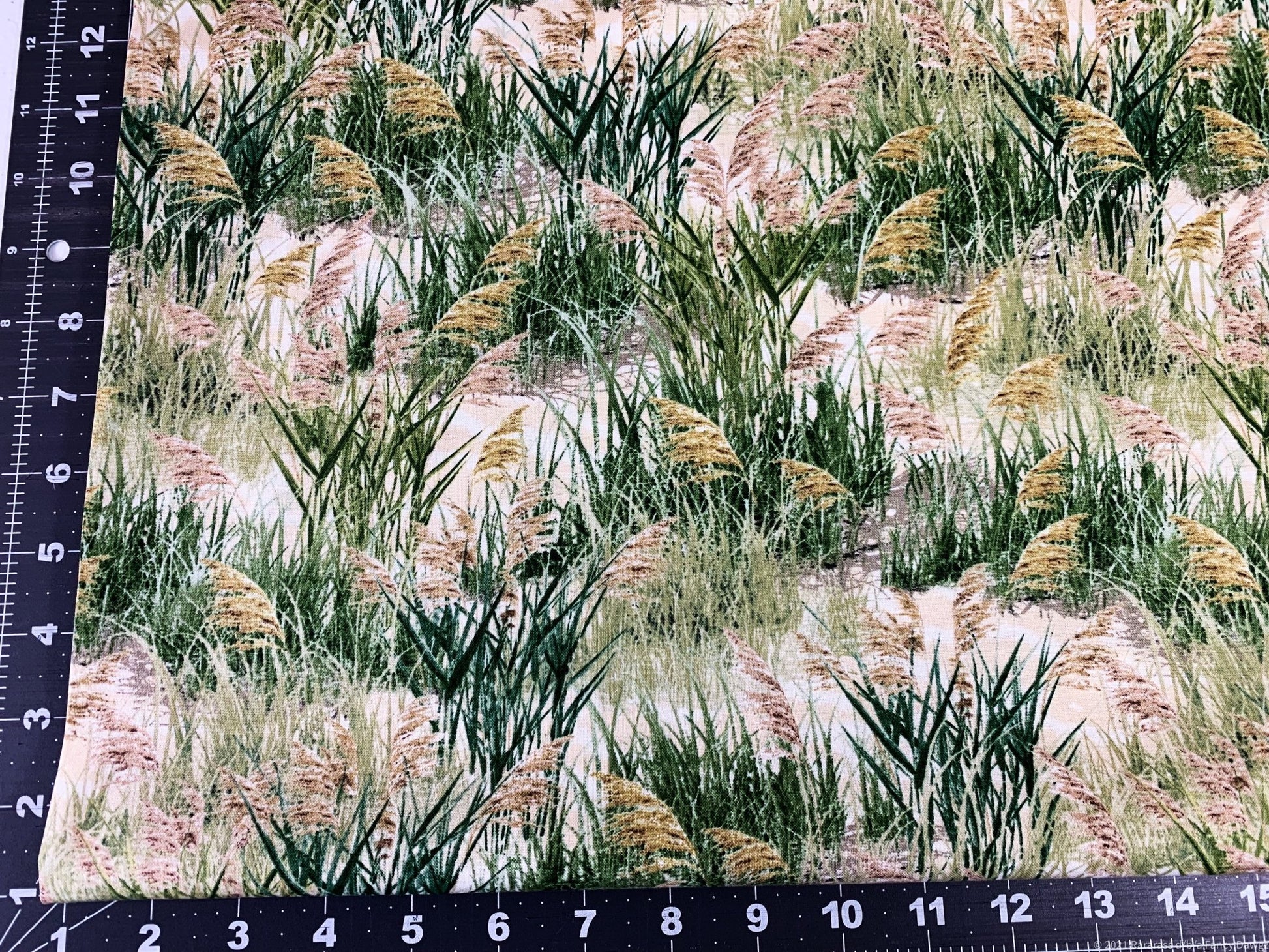 Sea grass fabric C1084 Beach cotton fabric - Mary Jo Fabrics