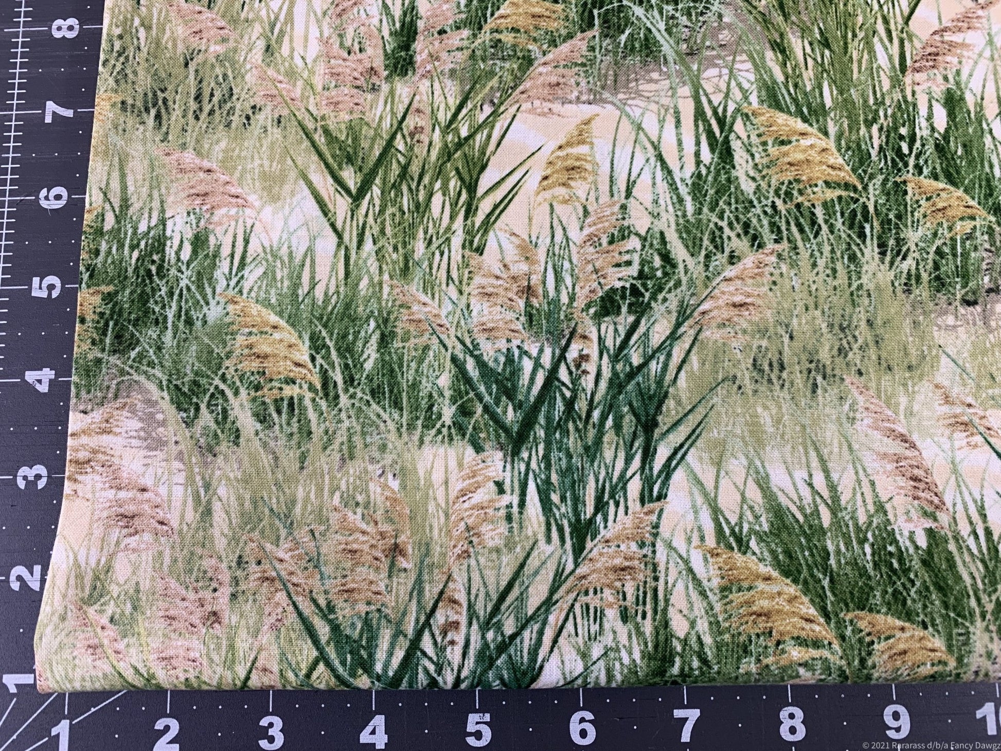 Sea grass fabric C1084 Beach cotton fabric - Mary Jo Fabrics