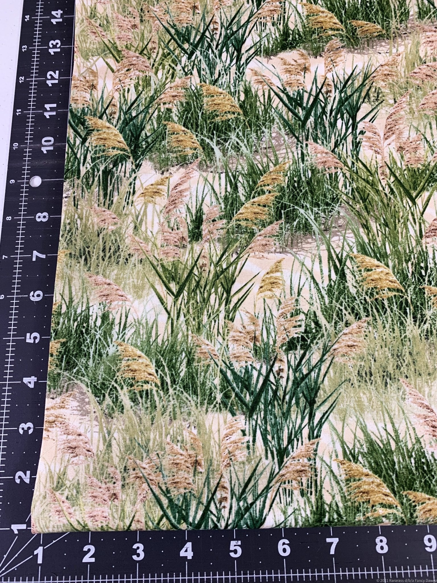 Sea grass fabric C1084 Beach cotton fabric - Mary Jo Fabrics