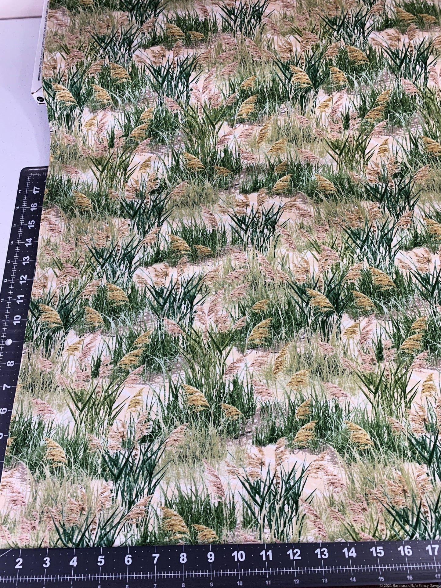 Sea grass fabric C1084 Beach cotton fabric - Mary Jo Fabrics