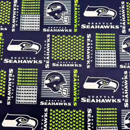 Seattle Seahawks Fabric 6470 - D NFL Cotton Fabric - Mary Jo Fabrics