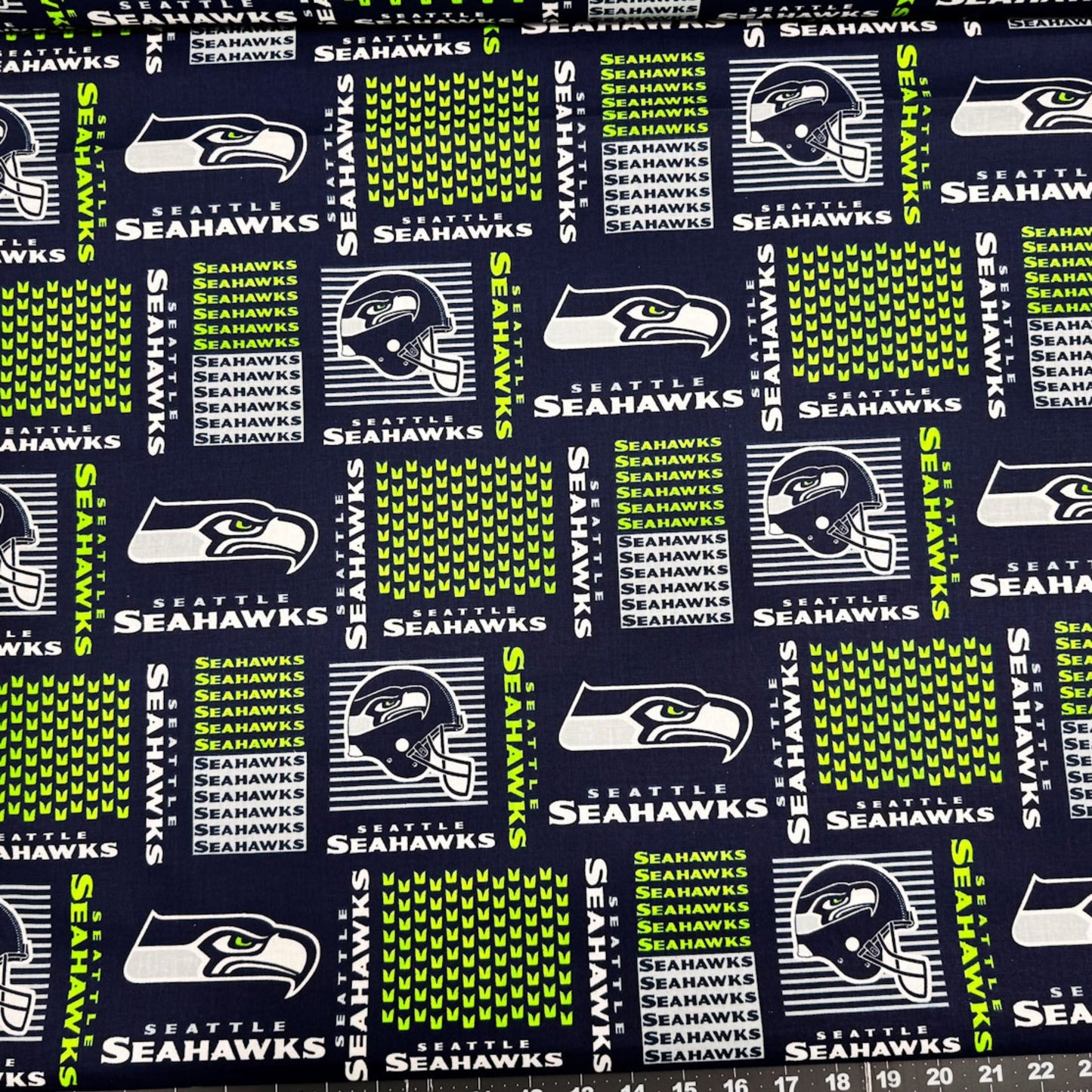 Seattle Seahawks Fabric 6470 - D NFL Cotton Fabric - Mary Jo Fabrics
