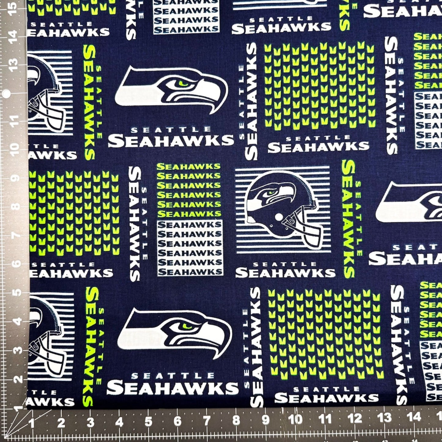 Seattle Seahawks Fabric 6470 - D NFL Cotton Fabric - Mary Jo Fabrics