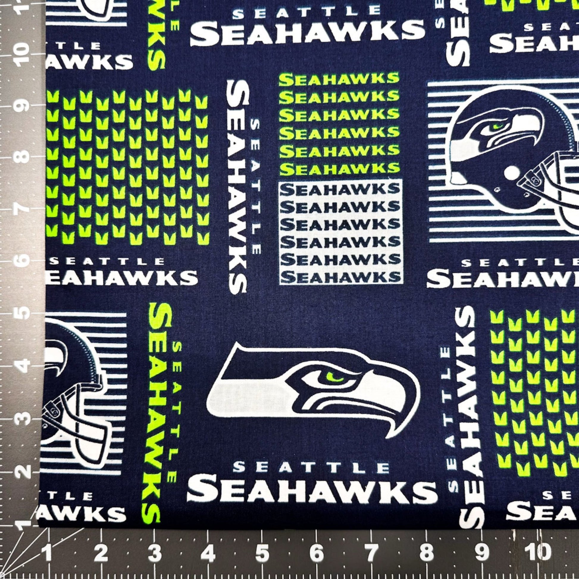 Seattle Seahawks Fabric 6470 - D NFL Cotton Fabric - Mary Jo Fabrics