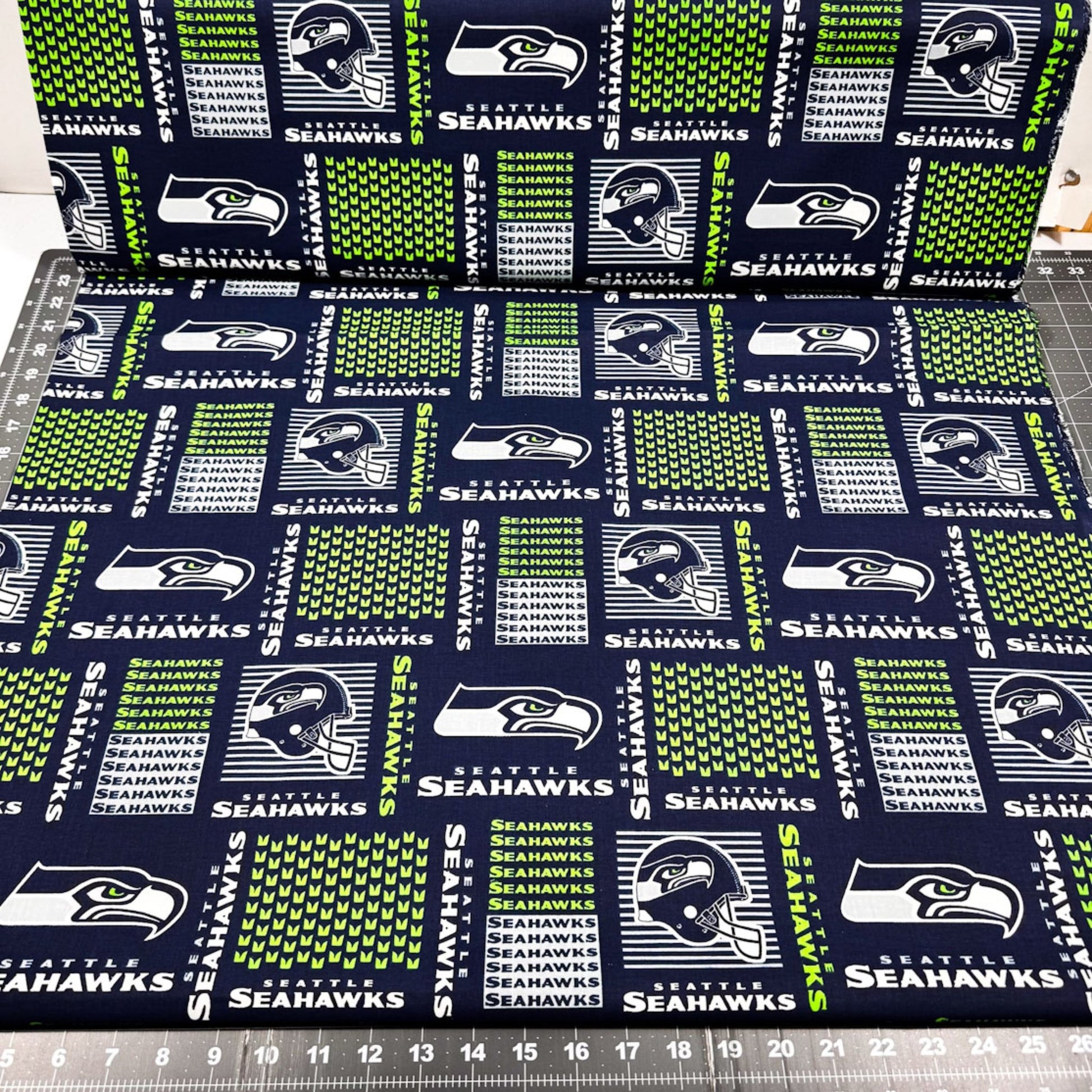 Seattle Seahawks Fabric 6470 - D NFL Cotton Fabric - Mary Jo Fabrics