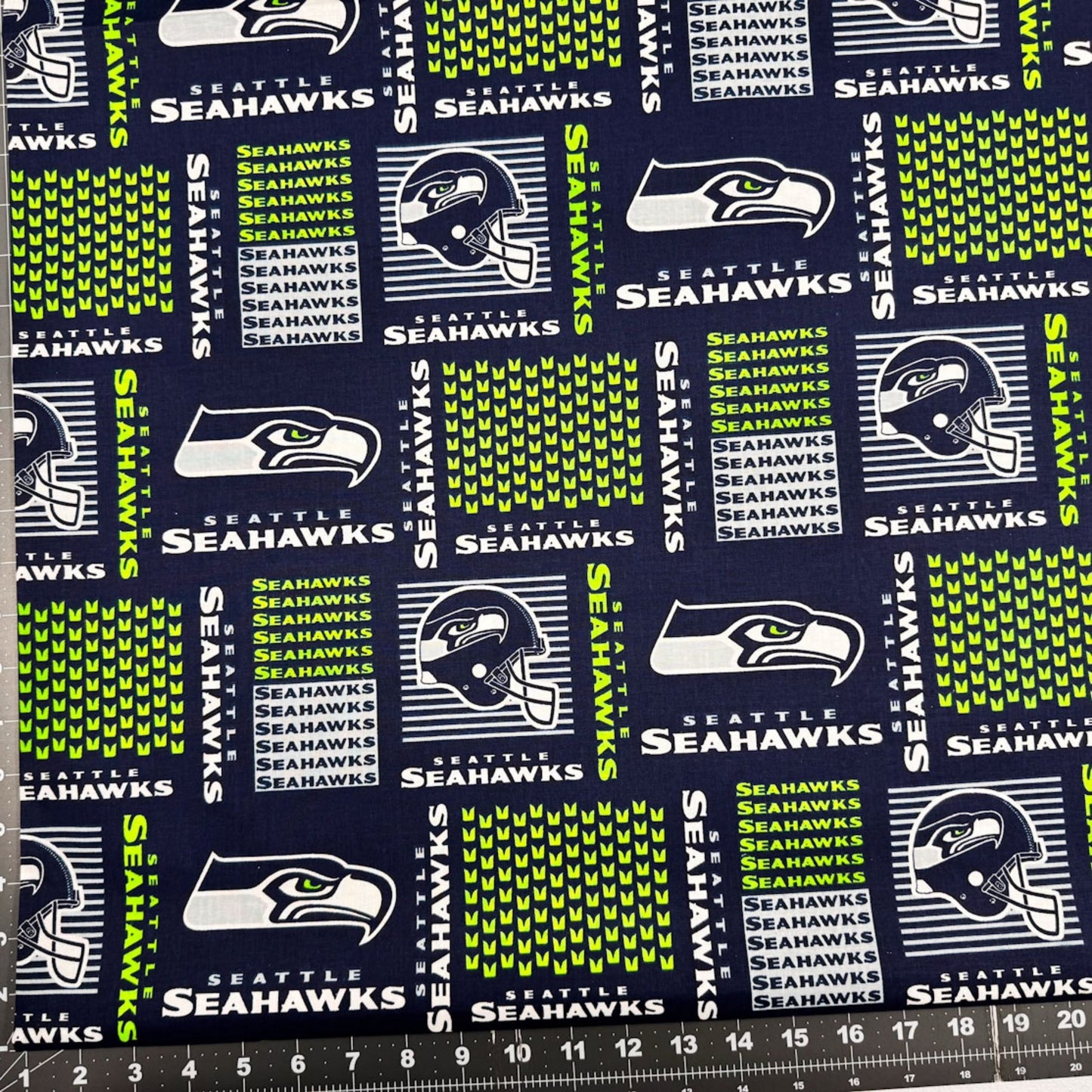 Seattle Seahawks Fabric 6470 - D NFL Cotton Fabric - Mary Jo Fabrics