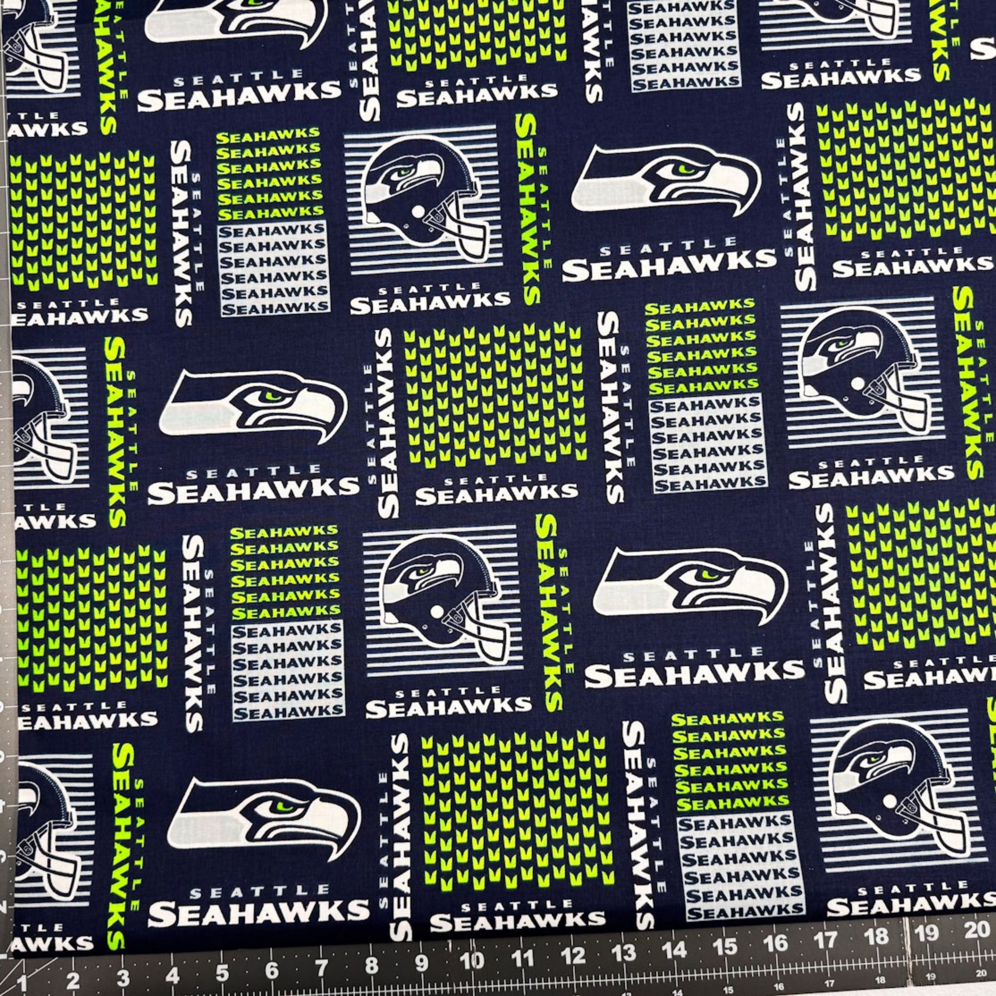 Seattle Seahawks Fabric 6470 - D NFL Cotton Fabric - Mary Jo Fabrics