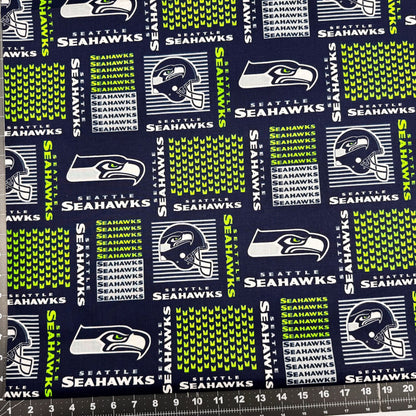 Seattle Seahawks Fabric 6470 - D NFL Cotton Fabric - Mary Jo Fabrics