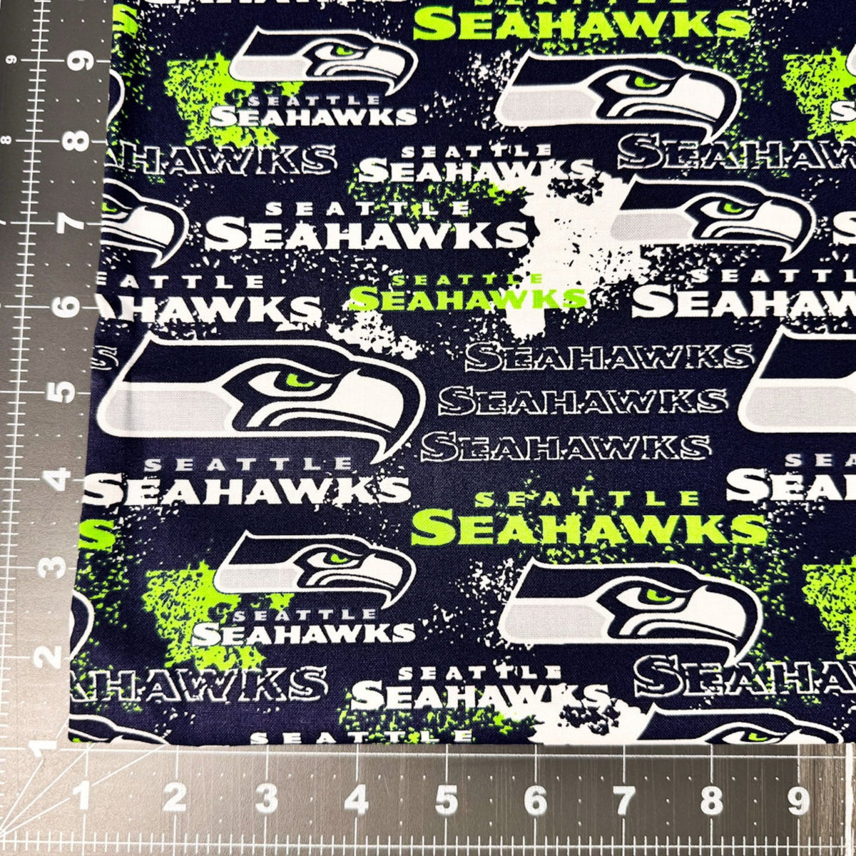 Seattle Seahawks Fabric 70103 NFL Seattle Fabric Distressed - Mary Jo Fabrics