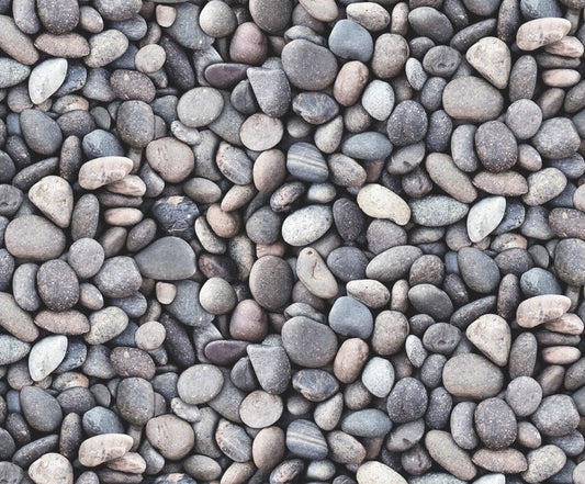 Silver Pebble Fabric 684 Grey Rock Fabric Landscape Medley - Mary Jo Fabrics