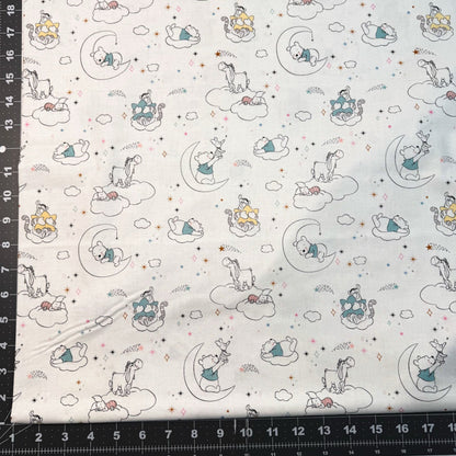 Sleepy Winnie the Pooh fabric 71714 Pooh & Friends - Mary Jo Fabrics