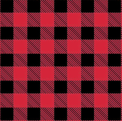 Small Black Red Buffalo Plaid Flannel 44 - 7493 - Mary Jo Fabrics