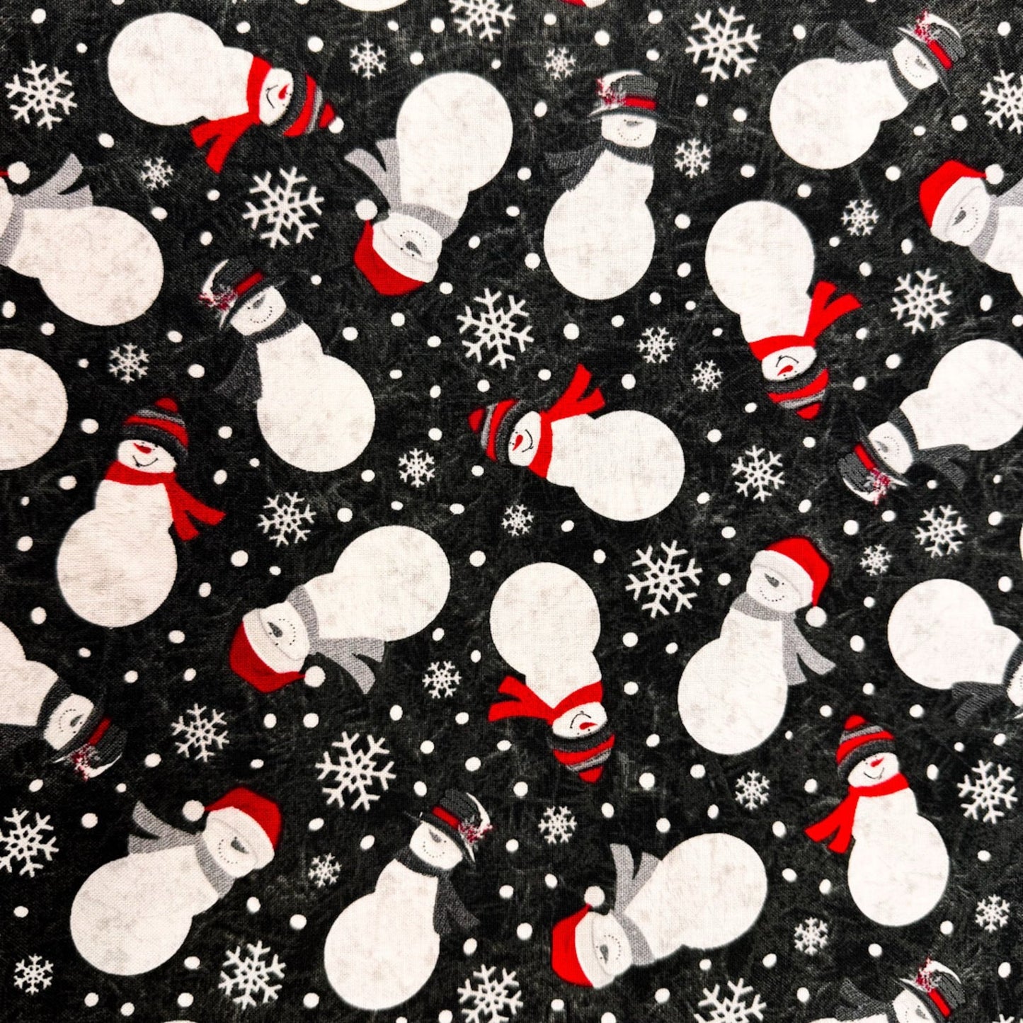 Snowman Fabric 2059 Blizzard Fun Christmas - Mary Jo Fabrics