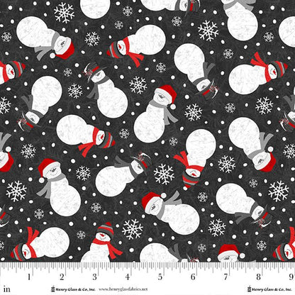 Snowman Fabric 2059 Blizzard Fun Christmas - Mary Jo Fabrics