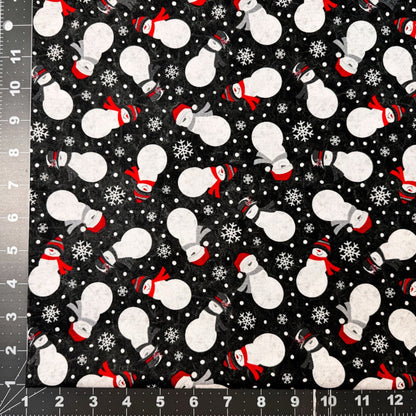 Snowman Fabric 2059 Blizzard Fun Christmas - Mary Jo Fabrics