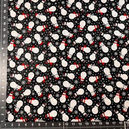 Snowman Fabric 2059 Blizzard Fun Christmas - Mary Jo Fabrics