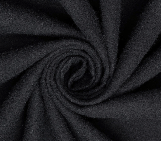 Solid Black FLANNEL S900 Comfy Flannel Solids - Mary Jo Fabrics